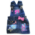 Котонові комбез Monkey Daze Barbie Denim Overall Dress для собак, розмір XS, синій