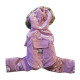 Комбінезон Monkey Daze Pink Vinyl Jumper з капюшоном, для собак, розмір XXS, рожевий