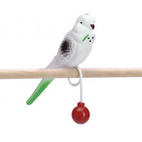 Игрушка попугай на кольце Pet Products для птиц, 15 см