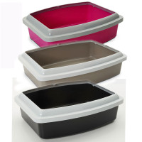 Туалет з бортом Savic Oval Tray + Rim для кішок, овал, 46 х 39 х 14 см Туалет з бортом Savic Oval Tray + Rim для кішок, овал, 46 х 39 х 14 см