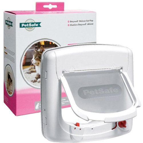 Дверцята PetSafe Staywell для кішок вагою до 7 кг, з програмним ключем, білі