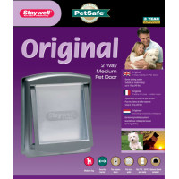 Дверцята PetSafe Staywell Original для котів і собак середніх порід до 18 кг, сірі, 352х294 мм Дверцята PetSafe Staywell Original для котів і собак середніх порід до 18 кг, сірі, 352х294 мм