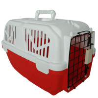 Переноска AnimAll P1095 для котів і собак, червона, 52×35×33 см Переноска AnimAll P1095 для котів і собак, червона, 52×35×33 см