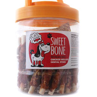 Ласощі Sweet Bone М'ясо Курки на паличці для зубів 500 г