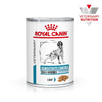 Вологий корм Royal Canin Sensitivity Control при харчової алергії у собак, утка, 420 г