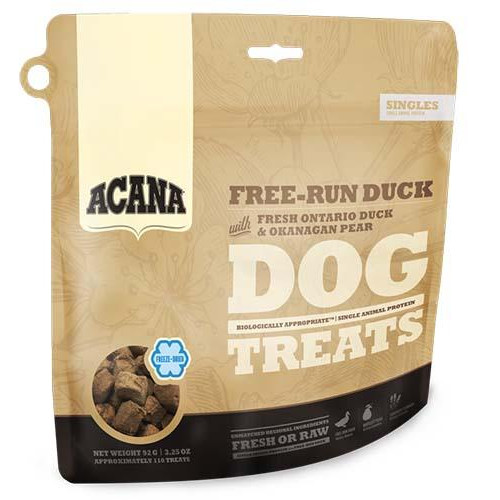 Гіпоалергенне ласощі Acana Free-Run Duck зі смаком качки для собак всіх порід, 35 г