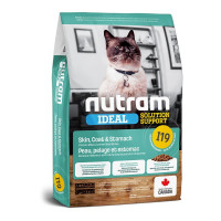 Сухий корм I19 Nutram Ideal Solution Skin Coat для кішок з чутливою шкірою і шерстю, холістік, 340 г Сухий корм I19 Nutram Ideal Solution Skin Coat для кішок з чутливою шкірою і шерстю, холістік, 340 г