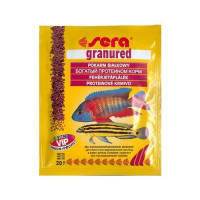 Sera Granured корм для м'ясоїдних цихлид, гранульований, 20 г Sera Granured корм для м'ясоїдних цихлид, гранульований, 20 г
