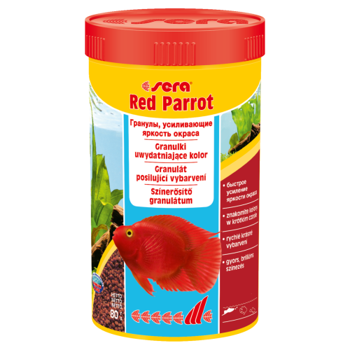 Sera Red Parrot корм для риб червоний папугай, 250 мл