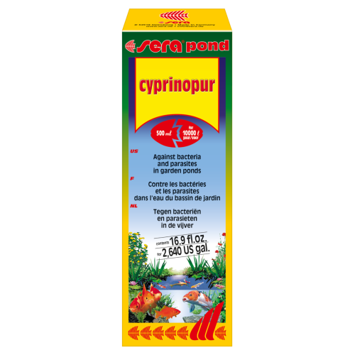 Sera Pond Cyprinopur проти черевної водянки і Коропових вошей на 10 т-500 мл