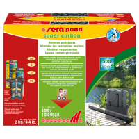 Sera Pond Super Carbon активированный уголь для устранения вредных веществ в прудах, 2 кг