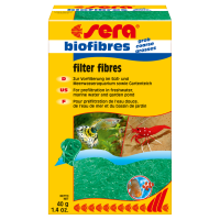 Синтетичний наповнювач Sera Biofibres Coarse для фільтрів, 40 г