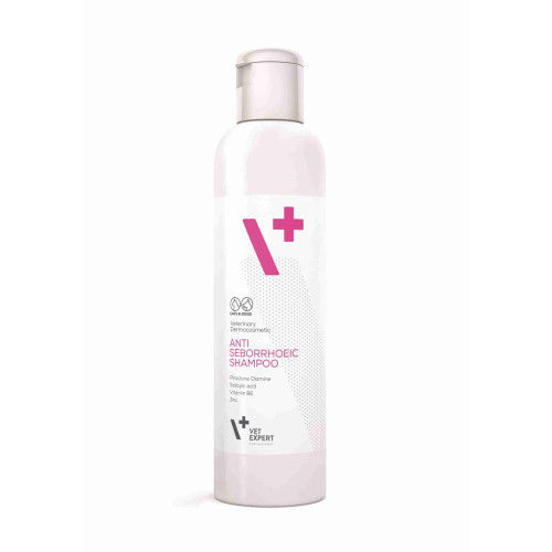 Протисеборейний шампунь VetExpert Antiseborrhoeic Shampoo для котів і собак, 20×15 мл