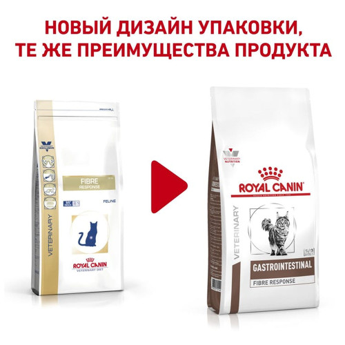 Сухий корм Royal Canin Gastrointestinal Fibre Response при порушеннях травлення у кішок, 2 кг