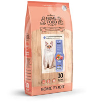 Сухий корм Home Food для дорослих котів з чутливим травленням, ягня з лососем, 10 кг Сухий корм Home Food для дорослих котів з чутливим травленням, ягня з лососем, 10 кг