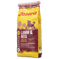 Сухий корм Josera Adult Lamm & Reis для дорослих собак великих порід, з м'ясом ягняти, 15 кг