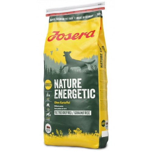 Сухий корм Josera Adult Nature Energetic Grainfree беззерновой для активних дорослих собак, з бататом, 15 кг