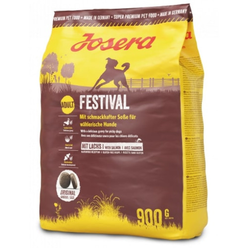 Сухий корм Josera Adult Festival для дорослих вимогливих собак, з делікатним соусом, 900 г