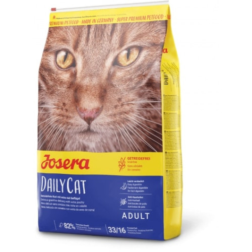 Сухий корм Josera Adult DailyCat беззерновій для дорослих кішок, з птахом, бататом і травами, 4.25 кг