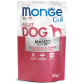Вологий корм MONGE DOG GRILL з яловичиною, 100 г