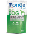 Вологий корм MONGE DOG GRILL з ягням і овочами, 100 г
