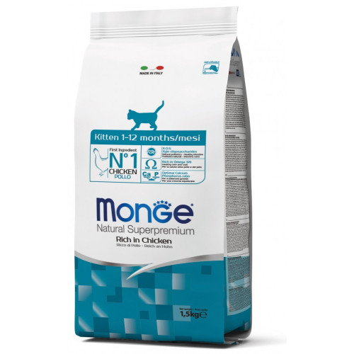 Сухий корм MONGE CAT Kitten, 400 г