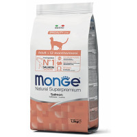 Сухий корм MONGE CAT Adult з лососем, 400 г Сухий корм MONGE CAT Adult з лососем, 400 г