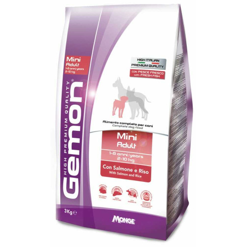 Сухий корм GEMON DOG Mini Adult лосоcь з рисом 1 кг