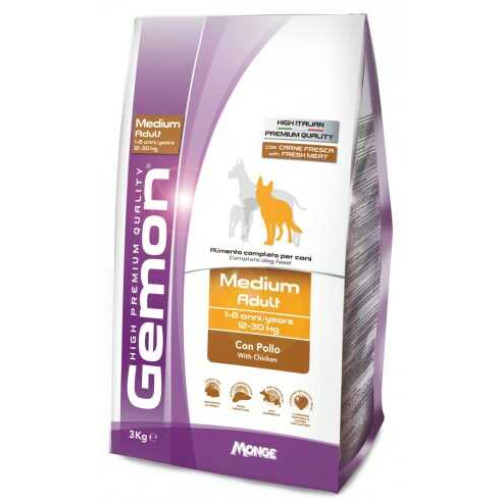 Сухий корм GEMON DOG Medium Adult курка з рисом 3 кг