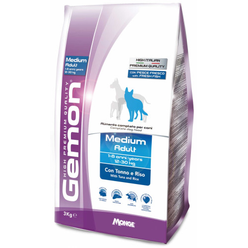 Сухий корм GEMON DOG Medium Adult тунець з рисом 3 кг