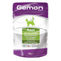 Вологий корм GEMON CAT WET Adult шматочки з кроликом і овочами 0,1 кг