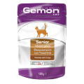 Вологий корм GEMON CAT WET Senior шматочки з індичкою 0,1 кг