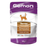 Вологий корм GEMON CAT WET Senior шматочки з індичкою 0,1 кг Вологий корм GEMON CAT WET Senior шматочки з індичкою 0,1 кг