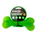 Іграшка AnimAll Fun кістка для собак, люмінесцентна, 15 см, зелена