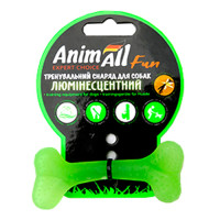 Іграшка AnimAll Fun кістка для собак, люмінесцентна, 8 см, зелена Іграшка AnimAll Fun кістка для собак, люмінесцентна, 8 см, зелена