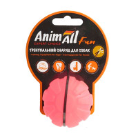 Іграшка AnimAll Fun тренувальний м'яч для собак, 5 см, коралова Іграшка AnimAll Fun тренувальний м'яч для собак, 5 см, коралова