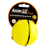 Іграшка AnimAll Fun тренувальний м'яч для собак, 7 см, жовта Іграшка AnimAll Fun тренувальний м'яч для собак, 7 см, жовта