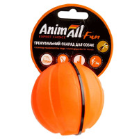 Іграшка AnimAll Fun тренувальний м'яч для собак, 7 см, помаранчева