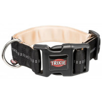 Нашийник Trixie Softline Elegance S-М двошаровий, 32-45 см х 38 мм, чорно-бежевий