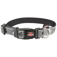 Нашийник Trixie Silver Reflect XS-S світловідбиваючий, 22-35 см х 15 мм, чорно-сірий