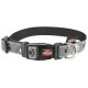 Нашийник Trixie Silver Reflect XS-S світловідбиваючий, 22-35 см х 15 мм, чорно-сірий