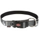 Нашийник Trixie Silver Reflect L-XL світловідбиваючий, 40-65 см х 25 мм, чорно-сірий