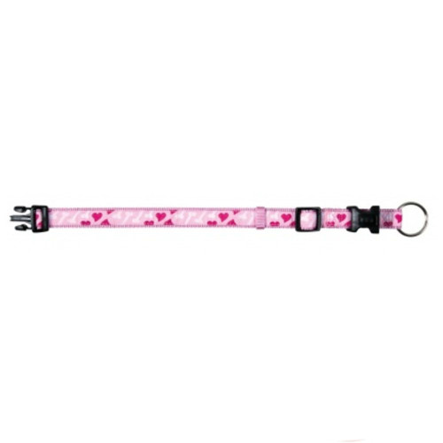 Нашийник Trixie Modern Art Rose Heart XXS-XS для чобак, 15-25 см х 10 мм, рожевий