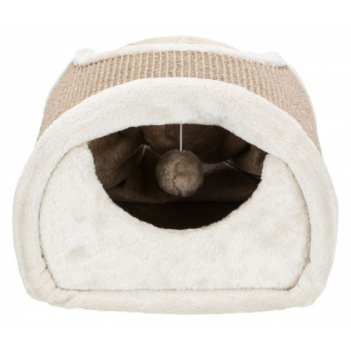 Дряпки тунель Trixie для котів, 110х30х38 см, сірий з коричневим