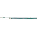 Повідець-перестібка Trixie Cavo Adjustable Lead для собак, плетений, круглий, розмір S-M, 2 м/12 мм, океан/графіт