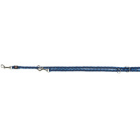 Повідець-перестібка Trixie Cavo Adjustable Lead для собак, плетений, круглий, розмір S-M, 2 м/12 мм, індиго/синій