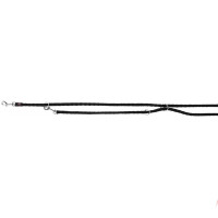 Повідець-перестібка Trixie Cavo Adjustable Lead для собак, плетений, круглий, розмір L-XL, 2 м/18 мм, чорний Повідець-перестібка Trixie Cavo Adjustable Lead для собак, плетений, круглий, розмір L-XL, 2 м/18 мм, чорний