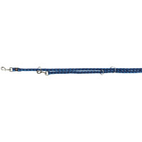 Повідець-перестібка Trixie Cavo Adjustable Lead для собак, плетений, круглий, розмір L-XL, 2 м/18 мм, індиго/синій