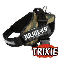 Шлея Trixie Julius-K9® IDC тренувальна, для цуценят, 58-76 см х 40 мм, камуфляж