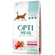 Сухий корм Optimeal для дорослих котів, з телятиною, 10 кг
